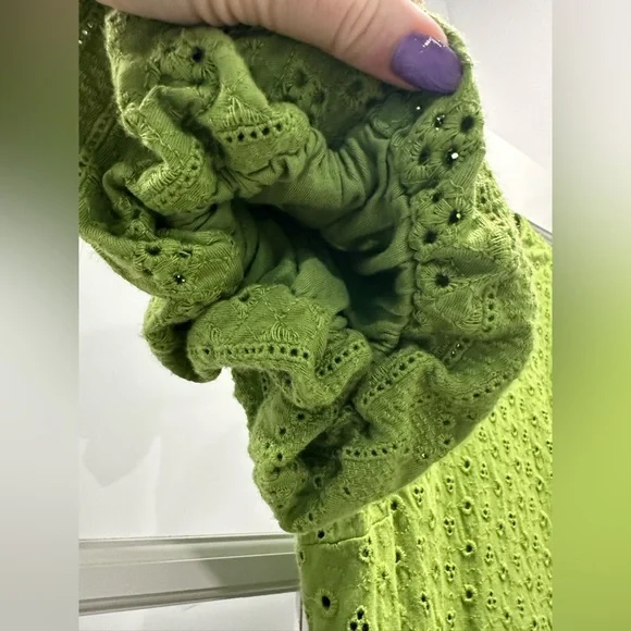 Free People Green Mini Dress - Picture 4 of 9